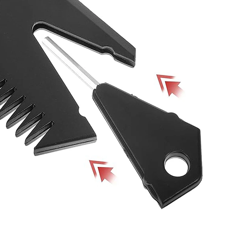 Surfboard Wax Comb With Fin Key Surf Board Wax Comb Cleaning Remover For Water Sports Skimboard Surfing Accessories - view 3