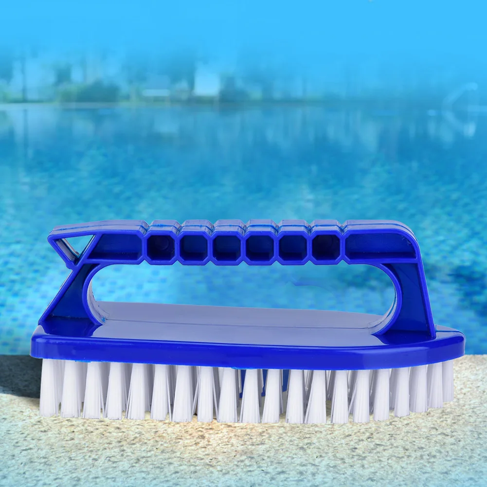 Cleaning Brush Swimming Pool Step Corner Brush Handheld Door Window Cleaning Tools with Fine Bristles Hand‑held Cleaning Brush