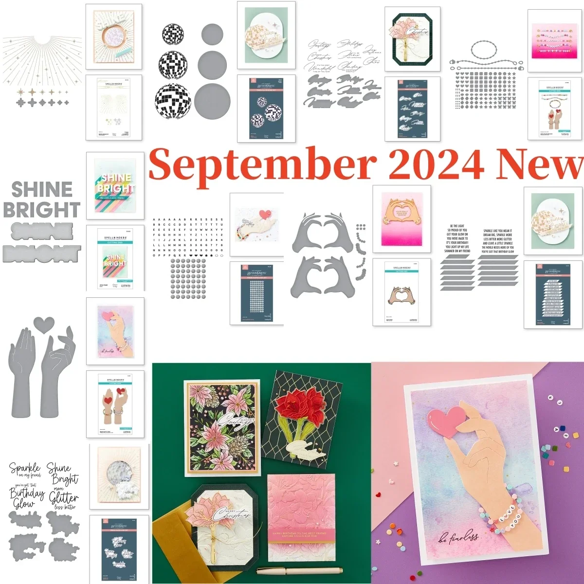 

New Thanksgiving Day Letter Bracelet Heart Hands Metal Cutting Dies Stencil Hot Foil DIY Decorating Scrapbook Gift Card Craft