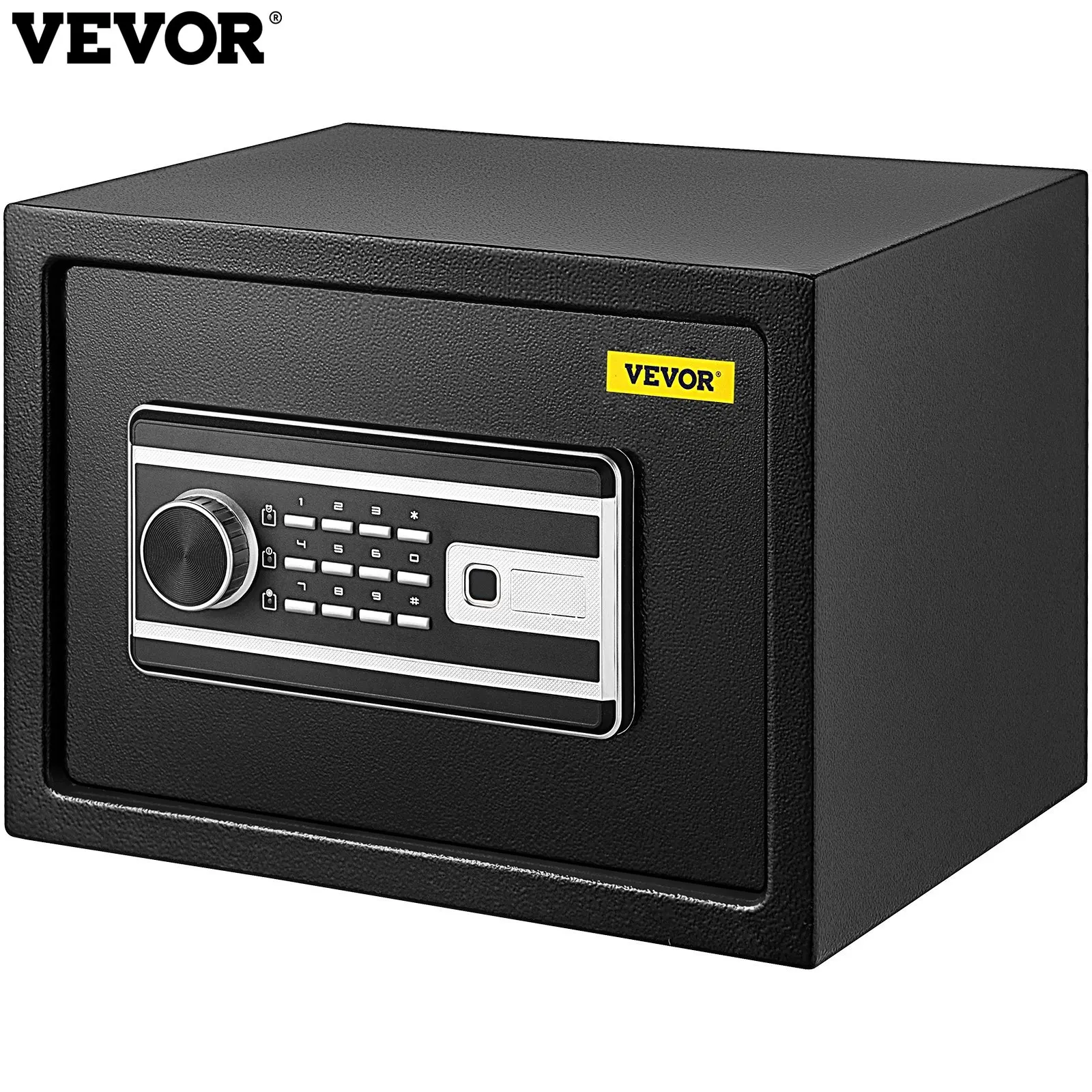 VEVOR-Digital Cofre de Aço Eletrônico, Impressão Digital, Novo, 0.8, 1.7, 2.1, CU.FT, Armazenando Dinheiro, Jóias, Casa, Escritório