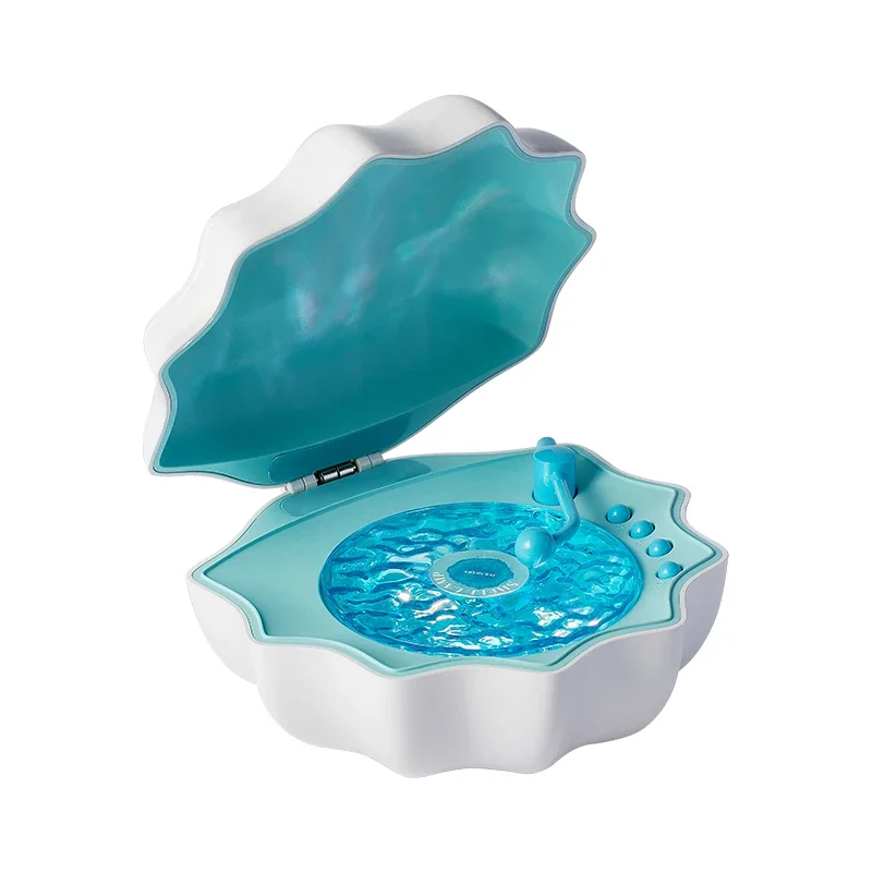 

Cute Shell Light Wireless Bluetooth-compatible Speaker High-quality Subwoofer Sleeping Desktop Ornaments Romantic Kids Gift