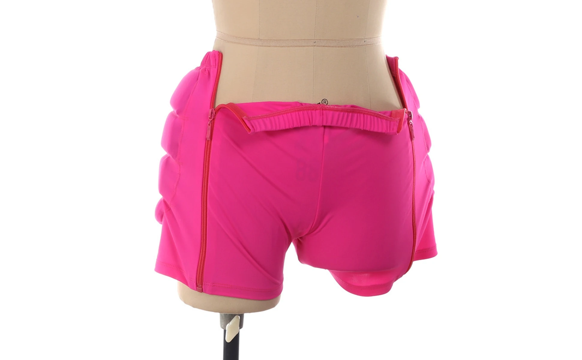 Ice Skating Shorts Elastic Waistband Padded Safety Shorts Sports Gear Pink Sportswear High-Rebound Padding Ice Skating Shorts Elastic Waistband Padded Safety Shorts Sports Gear Pink Sportswear High-Rebound Padding