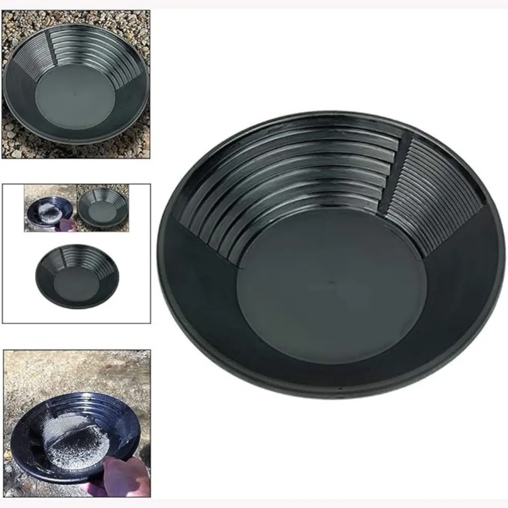 New Plastic Gold Washing Pan Gold Washing Prospecting Gold Gold Washing Sieve Prospecting River Tool Outdoor