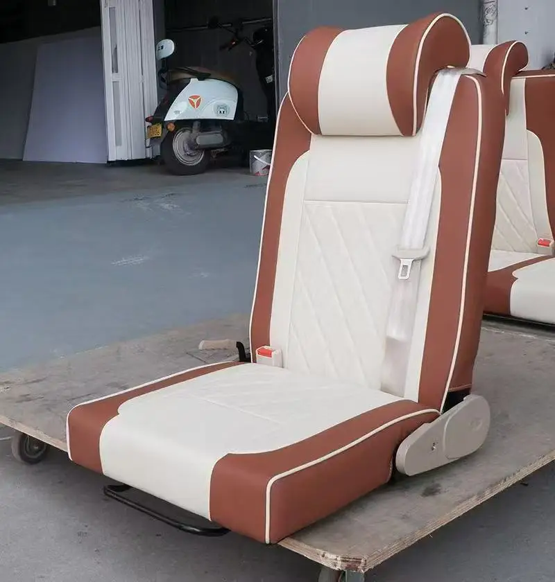 Customizable Comfortable Folding Sofa RV Passenger Seat Adjustable Bed for Camper Vans & MPV Cars