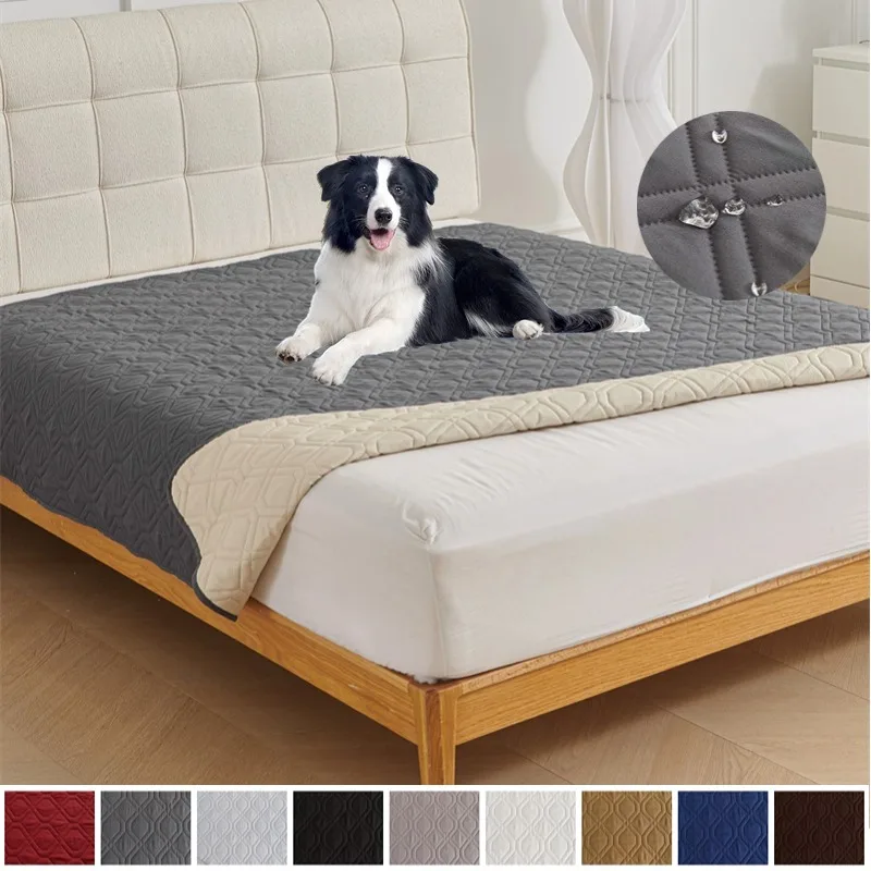 1PC Waterproof Pet Bed Cover Anti-dirty Sofa Protection Mat for Dogs Cats Pets Mattress Non-Slip Dog Bed Slipcover Couch Cover