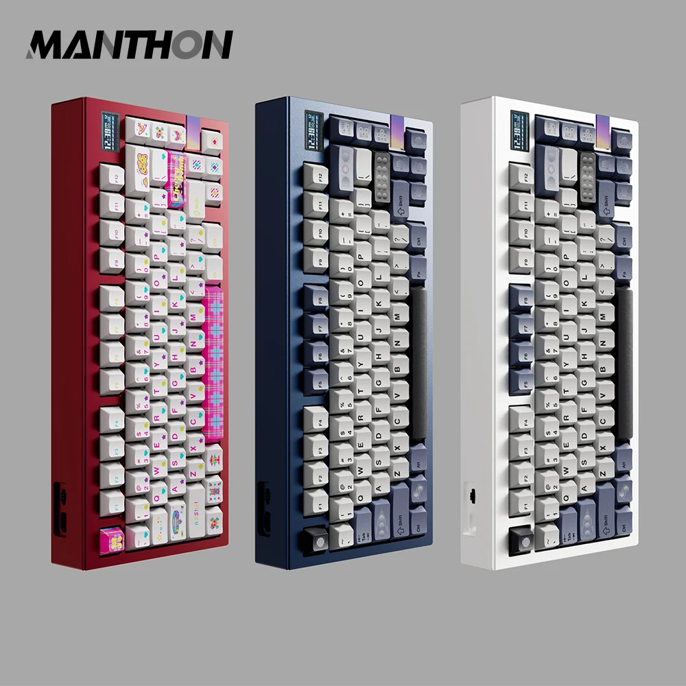

Finalkey V81 Plus Tri-Mode Keyboard Kit BT/2.4Ghz/USB-C VIA Programmable Custom 81Keys Gasket Wireless Wired Mechanical Keyboard