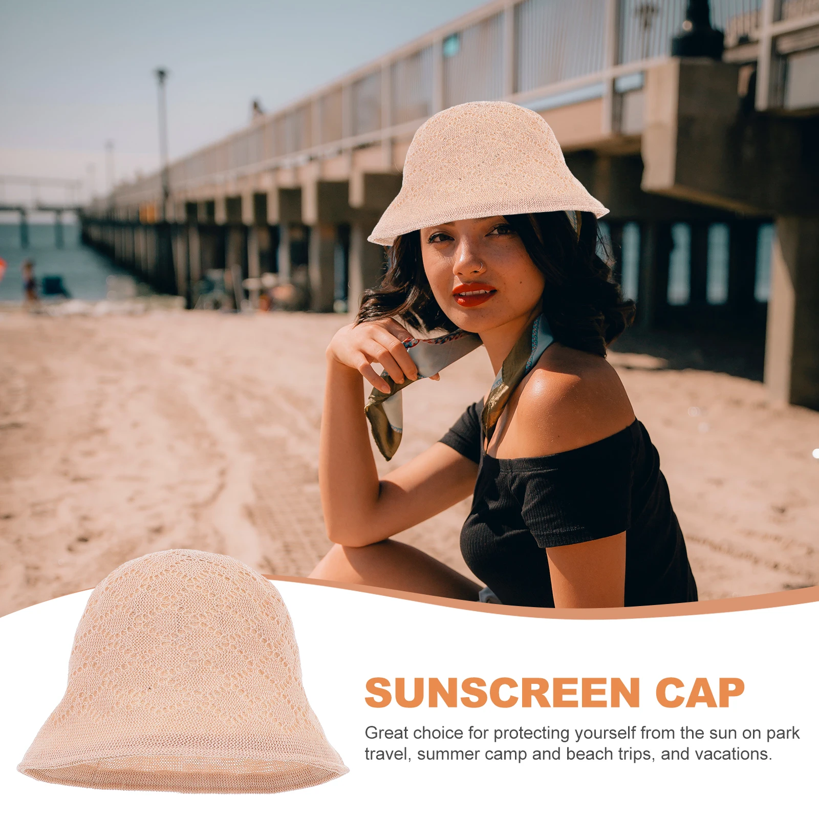 

Hollow Fisherman Hat Women Sun Protection Shading Breathable Outdoor Large Brim Summer Hats Fashion Comfort Soft