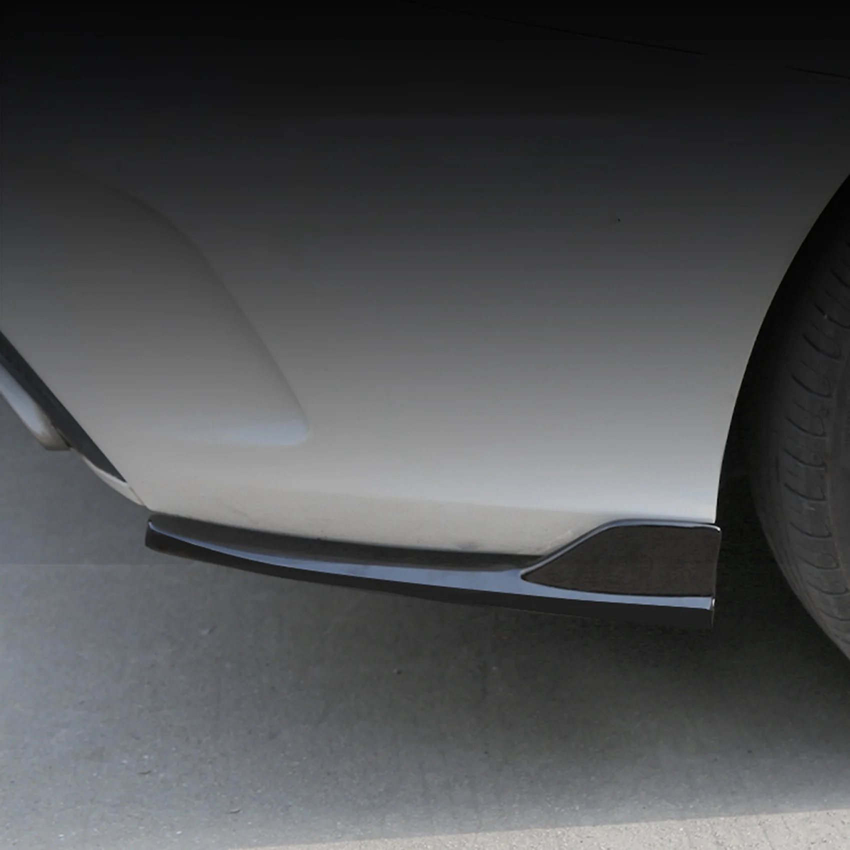 

A13F-Car Rear Bumper Lip Diffuser Splitter Spoiler For Mercedes Benz C-Class W205 C180 C200 C300 C63 2015-2021