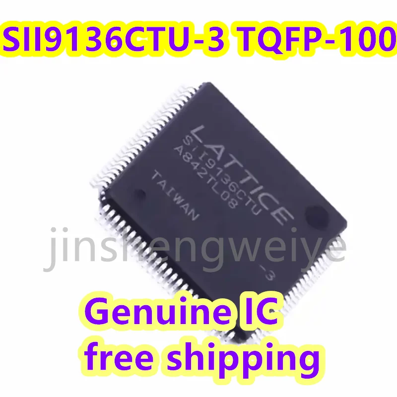 1~30PCS SII9136CTU-3 SIL9136CTU-3 SI19136CTU-3 SMD TQFP-100 Video Interface Chip IC Authentic Free Shipping