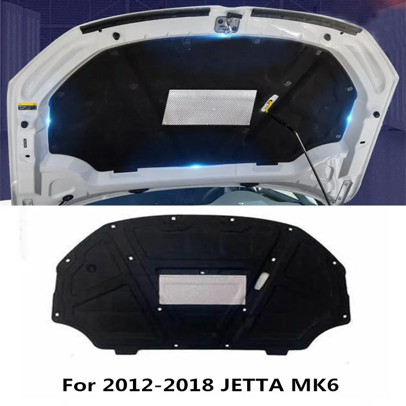 1 Lot Fold Shipping For 2006-2022 Volkswagen VW JETTA MK5 MK6 MK7 Car Hood Engine Heat Insulation Cotton Soundproof Cover Mat