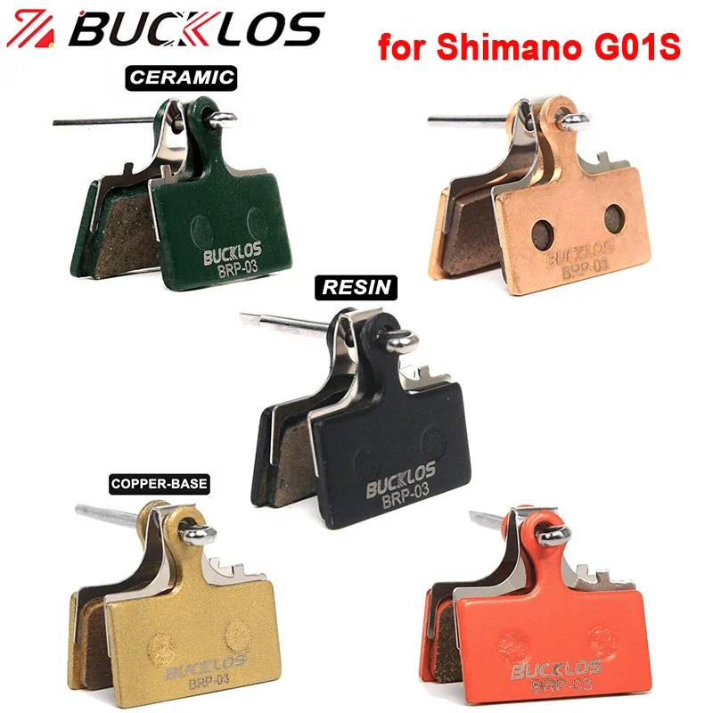 BUCKLOS Bike Disc Brake Pad for Shimano G01S Brake Pads BR-M8000 Resin Disc Pads Ceramic Sintered-metal MTB Hydraulic Disk Parts