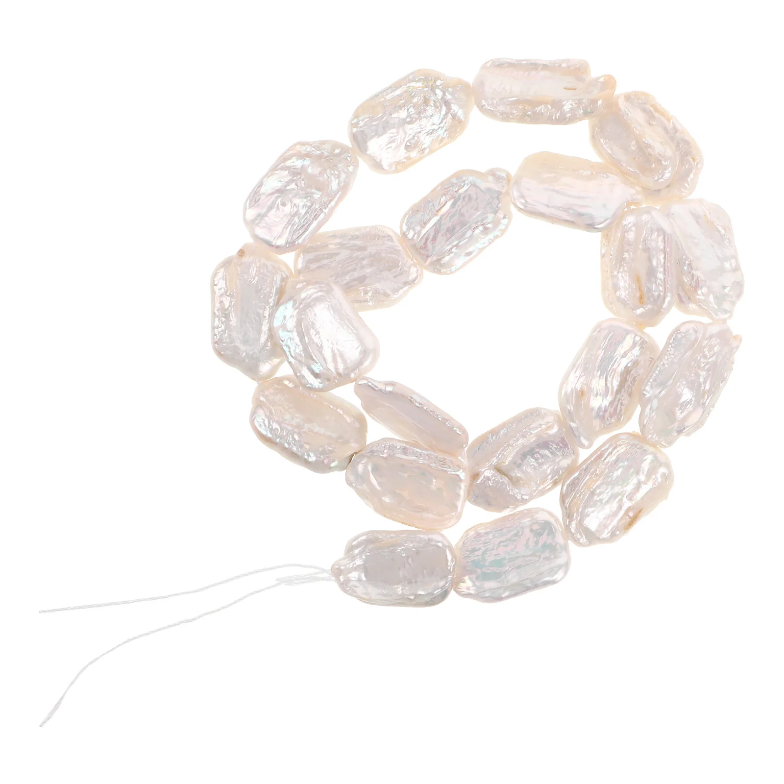 

1 String Baroque Pearl Beads Natural Irregular Flat Freshwater Pearls For Diy Jewelry Making Earrings Necklaces Bracelets Craft