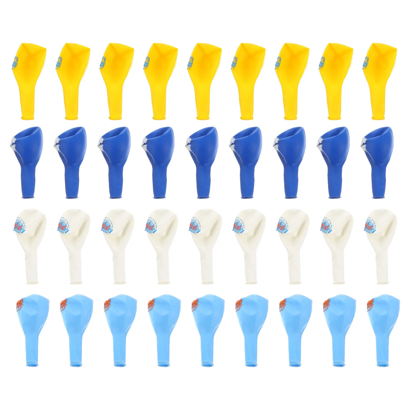 

40Pcs Beer Festival Balloons Latex Party Balloons Set with Printed Cup Design Colorful Balloon Decor for Festival Celebration