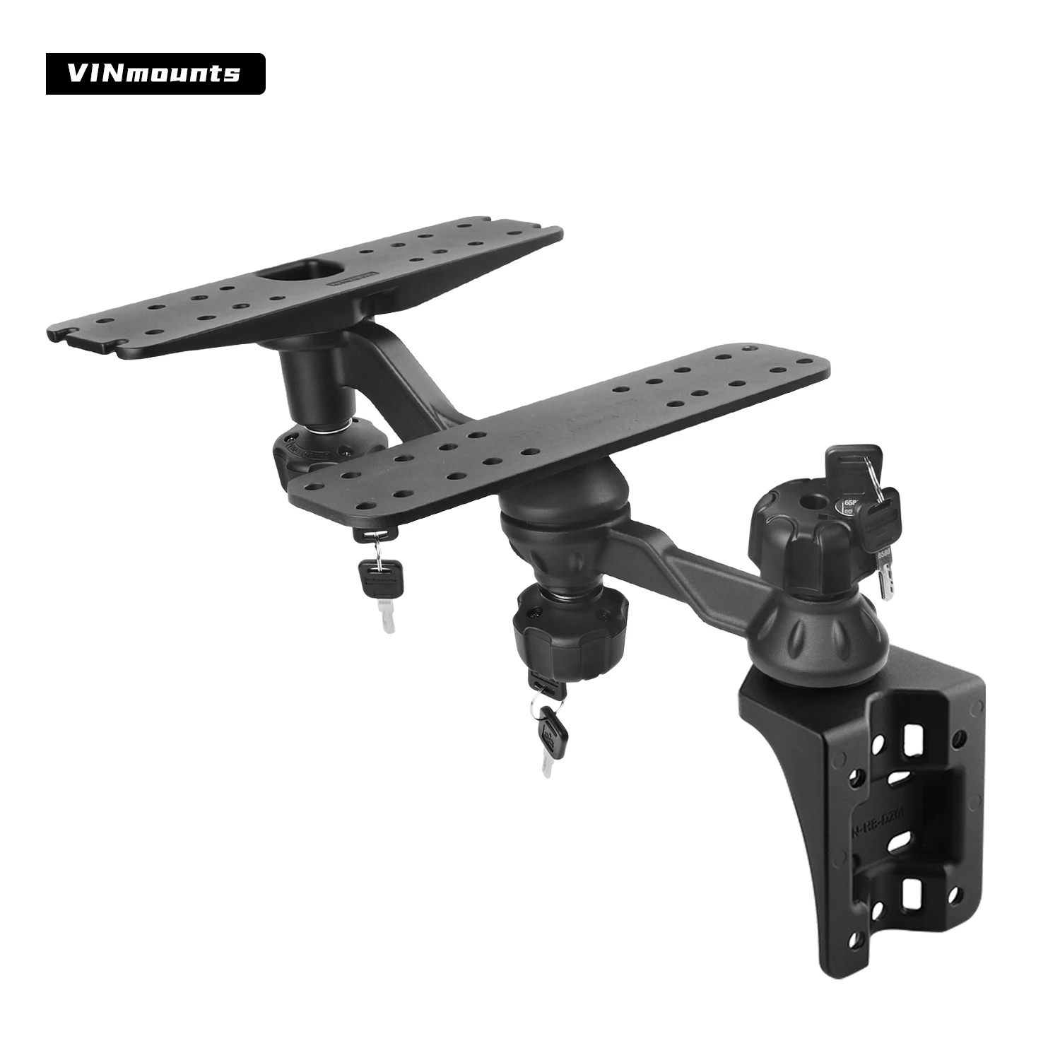 

Кронштейн для крепления эхолота VINmounts, полностью алюминиевый, с 11,4-дюймовым поворотным кронштейном, двумя прямоугольными пластинами и защитным замком.