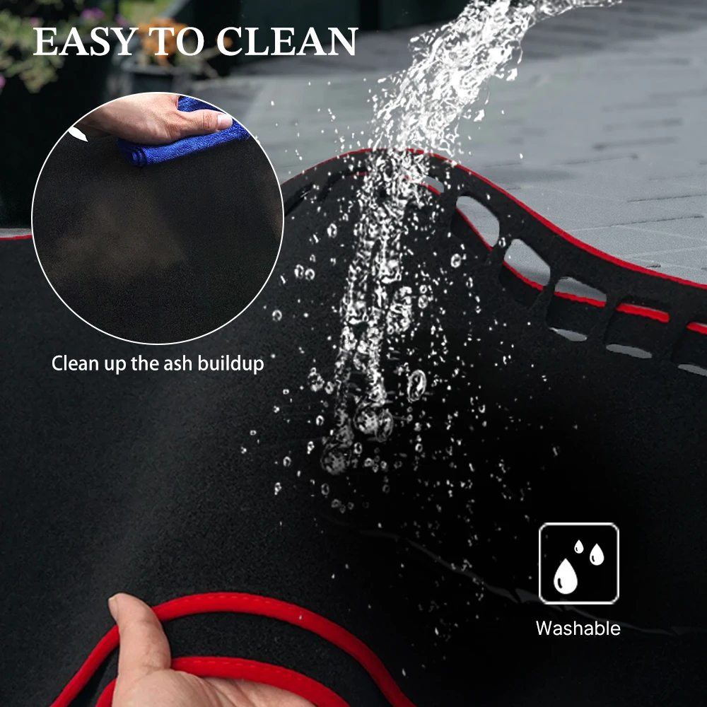 غطاء لوحة سيارة تجنب لوحة مضيئة أداة غطاء منصة حصيرة اكسسوارات السجاد لهوندا سيفيك 2006 2008-2010 #4