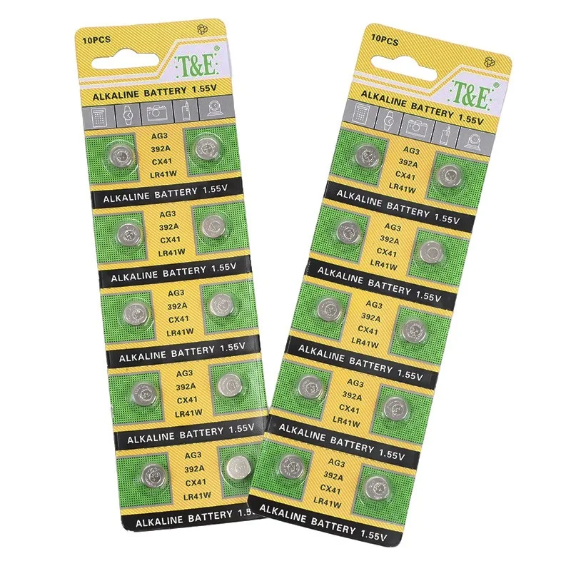 10-200PCS AG3 LR41 L736 392 384 192 Button Batteries1.5V Alkaline Button Cell Battery for Watch Toy Clock Car Remote Control
