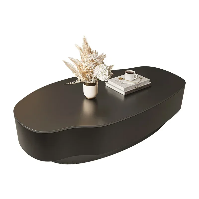 Creative minimalist rock slab coffee table living room home luxury high-end special-shaped irregular tea table