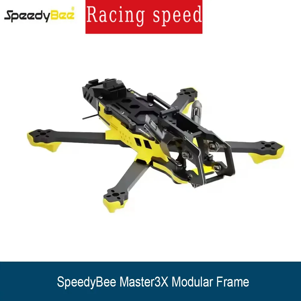 

SpeedyBee Master3X Modular Frame 3-3.6 Inch FPV Racing Drone Freestyle Frame