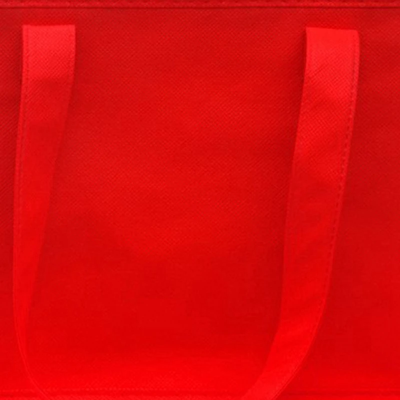 

ABVS 2X Foldable Large Cooler Bag Portable Food Cake Insulated Bag Aluminum Foil Thermal Box Waterproof Green & Red