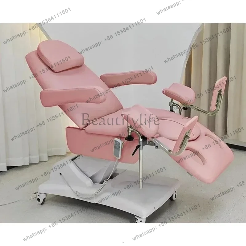 yj9 Gynecological Examination Bed Confinement Center Electric Beauty Bed Lifting Private Washing  Nursing Bed