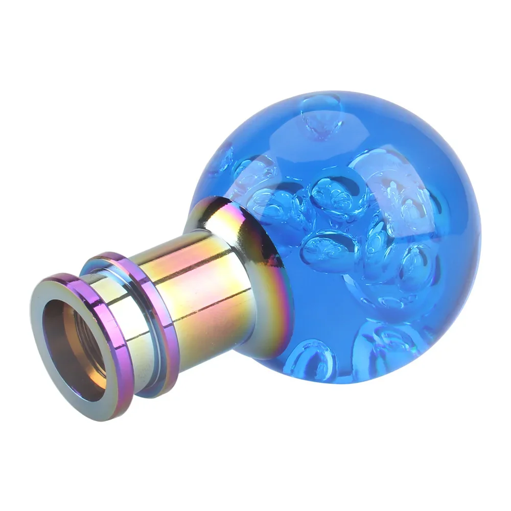 مقبض تغيير حركة أكريليك للسيارة ، ناقل حركة يدوي ، مقبض تغيير الرأس ، كريستال عصا ، فقاعة شفافة ، واضح مضيء #3