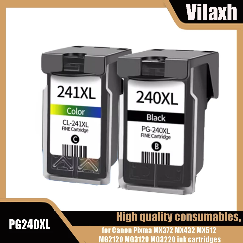 

Compatible ink cartridge PG240 CL241 PG-240 cl-241 240XL 241XL For Canon Pixma MG3522 MG3122 MG3620 MG3520 MG4220 MG3220 MG2220