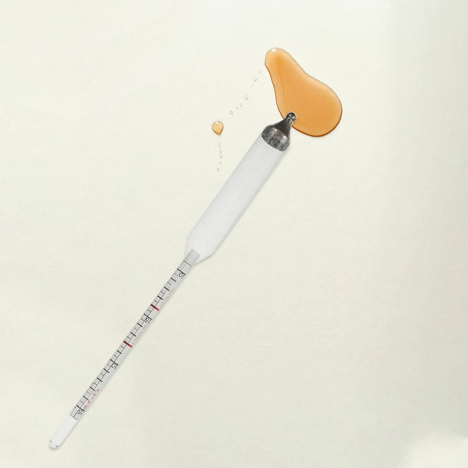 Maple Syrup Hydrometer Sugar Content Tester Accurate Density Measuring Tool for Kitchen Home Brewing