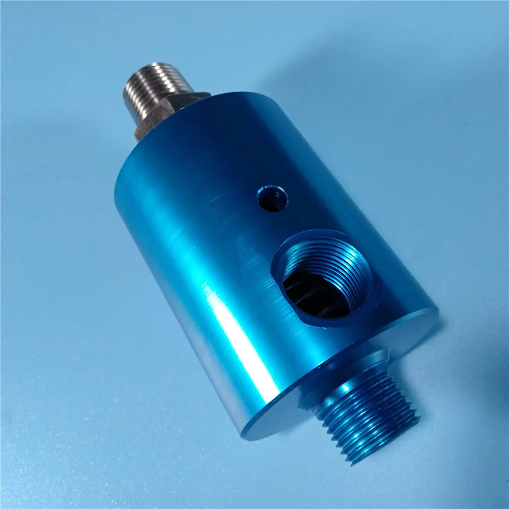 

T222 Rotary High-speed Dual Channel Aluminum Shaft 304 Cooling Water High-pressure Joint Universal 2000 To 6000 Rpm