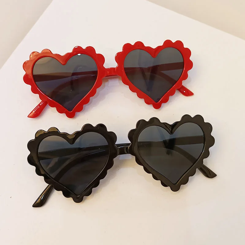 Zilead Heart Shaped Sunglasses For Children Boys Girls UV400 Eye Protection Sunglassese Outdoor Cute Cartoon Eyewear for Kids