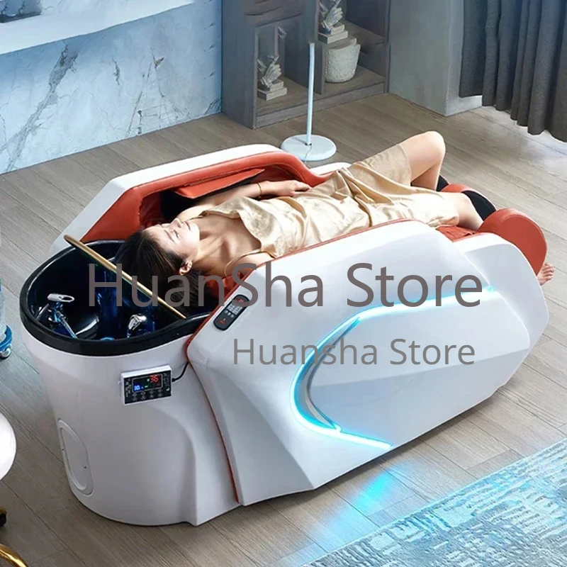 

Japanese Hair Salon Chair Head Spa Beauty Professional Hairdressing Shampoo Chair Stylist Bowl Sink Sillas Salon Furniture