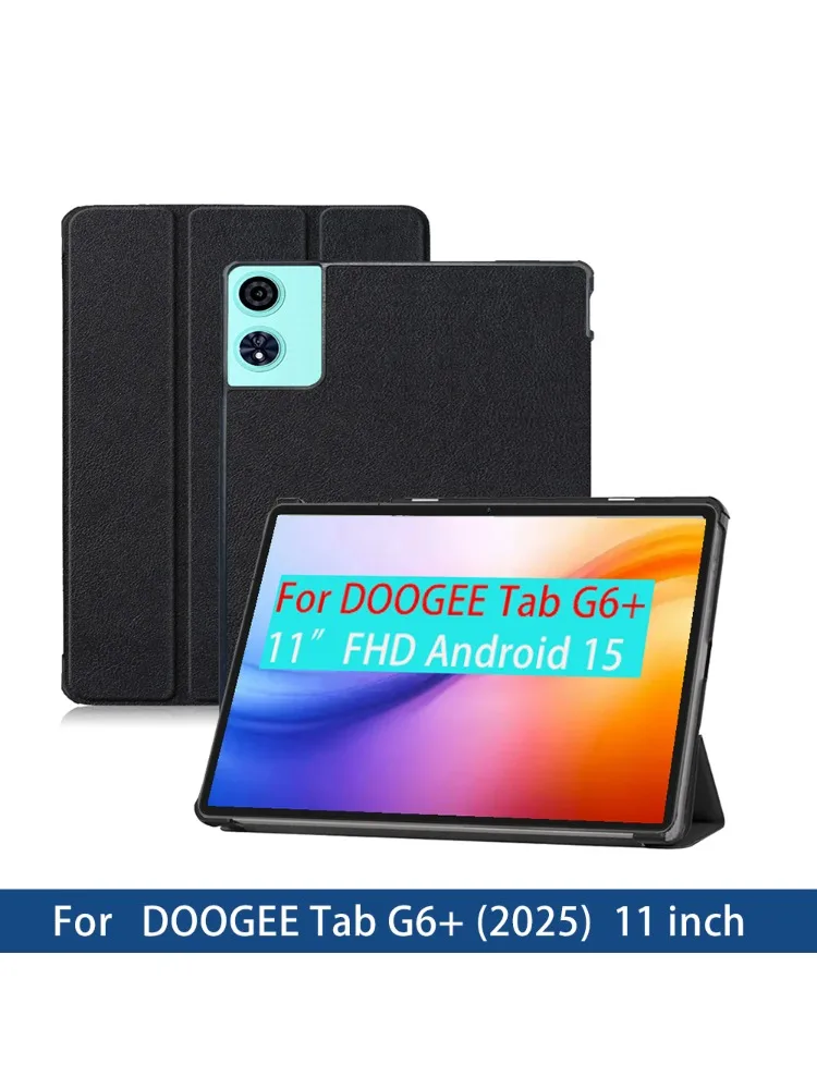 Etui na tablet DOOGEE Tab G6+ 2025 11 cali, inteligentne etui z trzema składanymi podstawkami, osłona z adsorpcją i twardą obudową z PC na tył, do tabletu Doogee Tab G6+ — zdjęcie produktu 7
