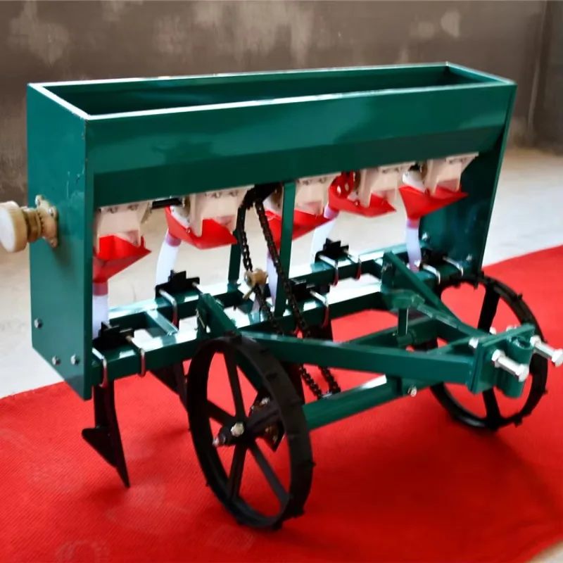 

Farm Walking Tractor Wheat Seeder Mini Wheat Seeder Household Wheat Planter