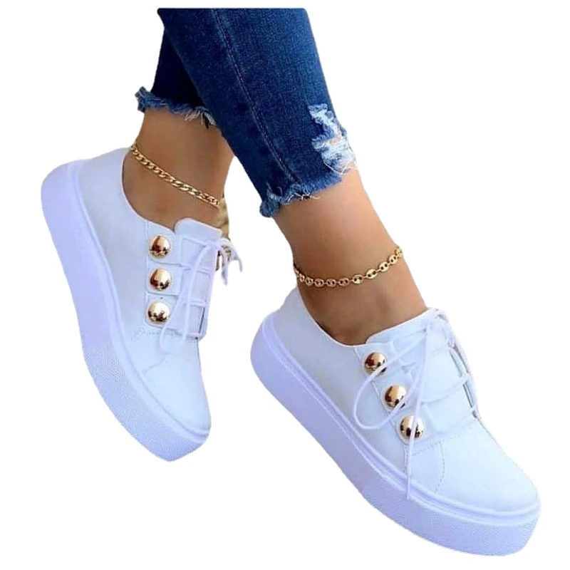 Women Casual Shoes White Sneakers Women Fashion Spring Summer Canvas Sneakers Women Platform Vulcanize Shoes Zapatillas Mujer