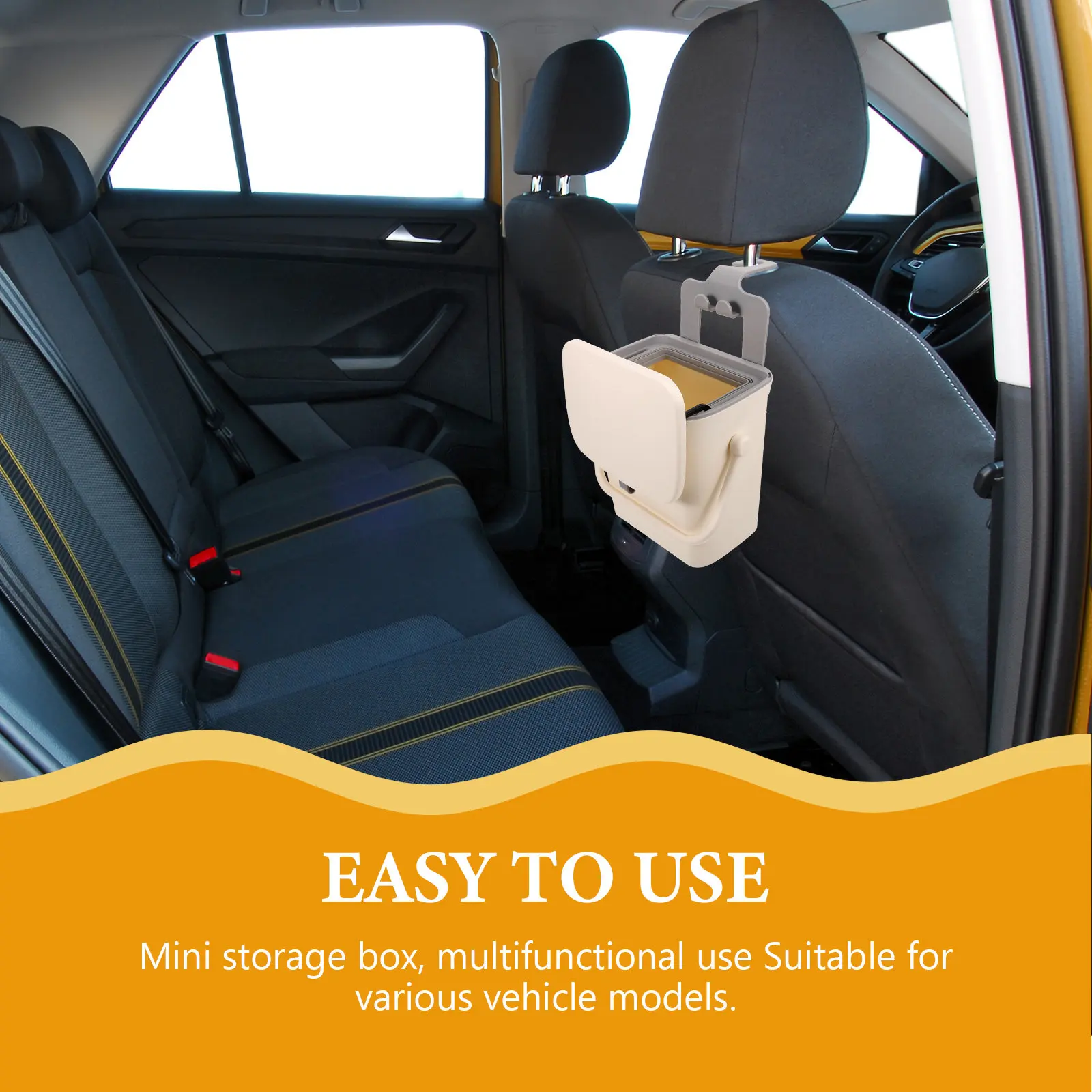 

Автомобильный мусорный бак, подвесной, прочный, для передних и задних сидений, для внедорожников, грузовиков, фургонов, ящик для хранения, аксессуары для автомобиля