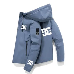 New Spring/Autumn DC Men's S Clothing Outdoor Fishing Waterproof Jacket Sweatshirt Hoodie Windbreaker SportWear Clothes Outwear