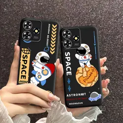 For ZTE Blade A73 4G Case Blade V50 Design 4G Soft Silicone TPU Astronaut Phone Case For ZTE Blade V50 Smart Fashion Back Cover