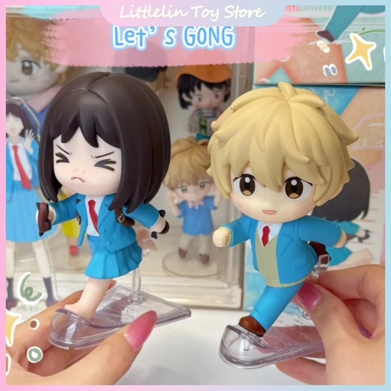 

Новая серия фигурок Skip And Loafer Let's Gong: Оригинальные аниме-фигурки Мицуми Ивакуры и Шима Сосуке, коллекционная модель для декора рабочего стола, подарок