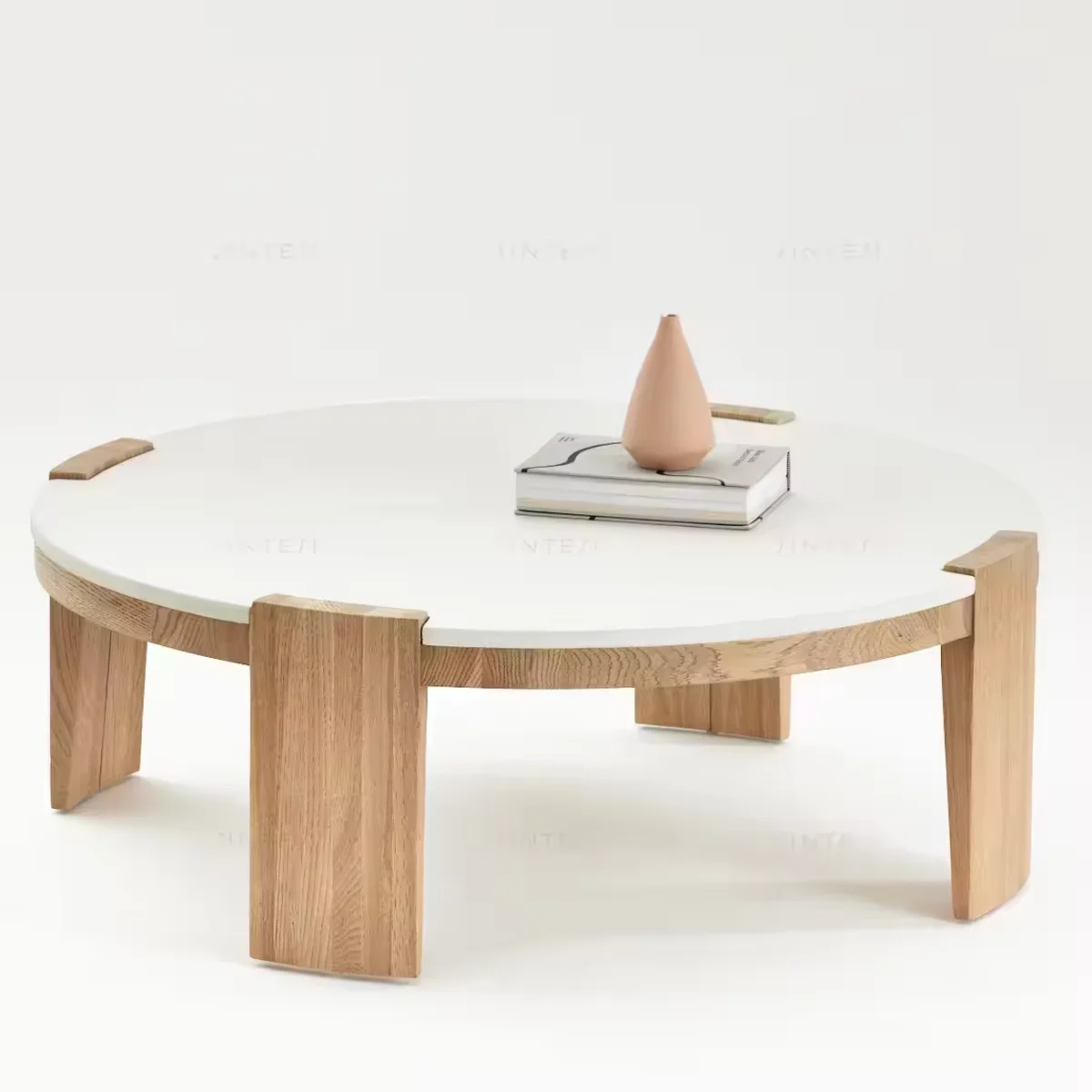 

!@Japandi Wabi Sabi Style Wood Coffee Table New Design Nordic Style Tea Table for Living Room and Hotel