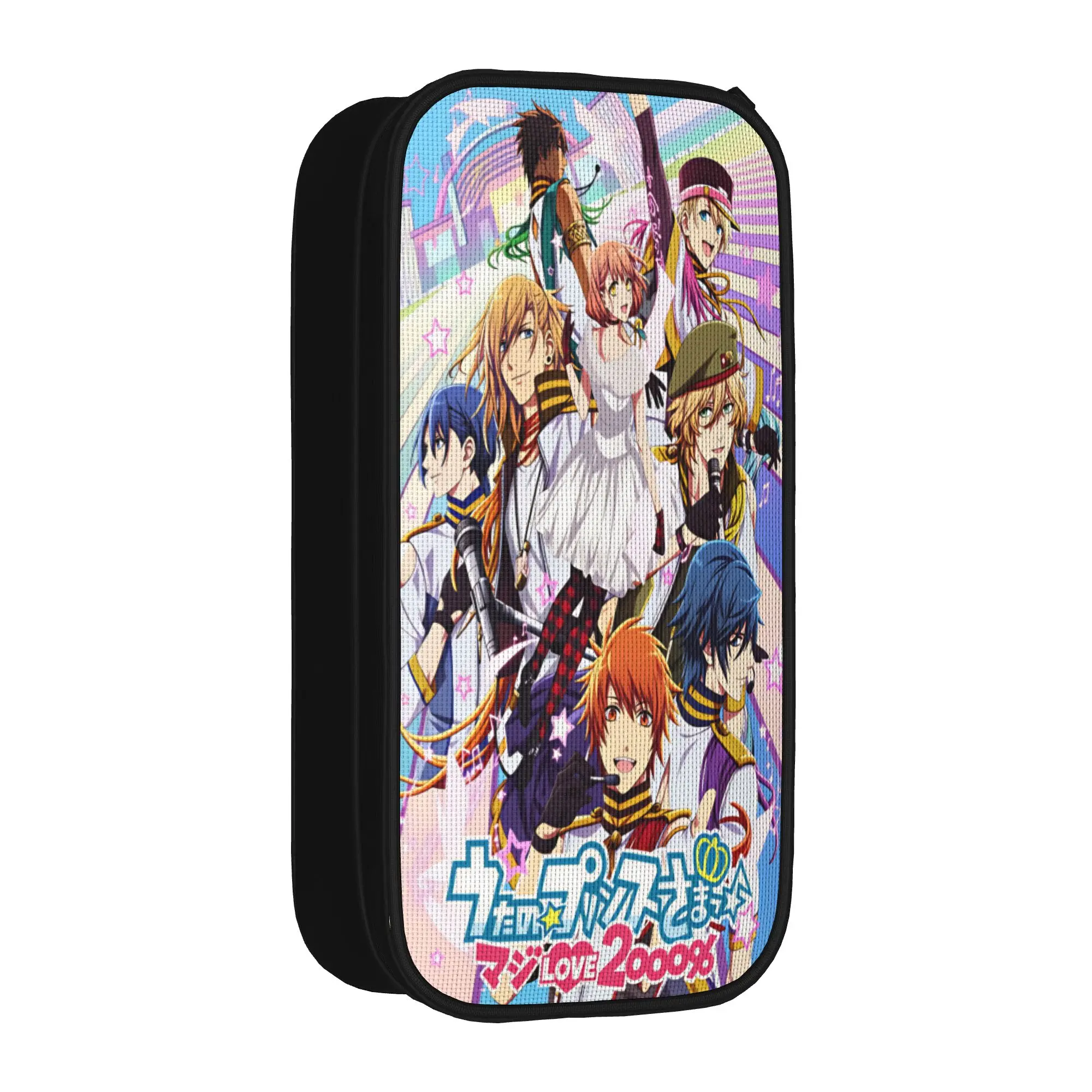 U-Uta no Prince-sama Hijirikawa Masato   Pencil Pouch  School Pencil Cases Boy Girl Canvas Graphic Stationery Organizer