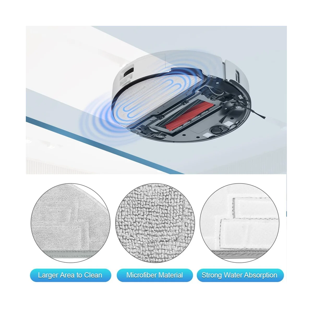 ملحقات المكنسة الكهربائية لـ S8 Pro Ultra Robot Vacuum Dual فرشاة رئيسية فرشاة جانبية فلتر Hepa ممسحة قطع غيار الملابس