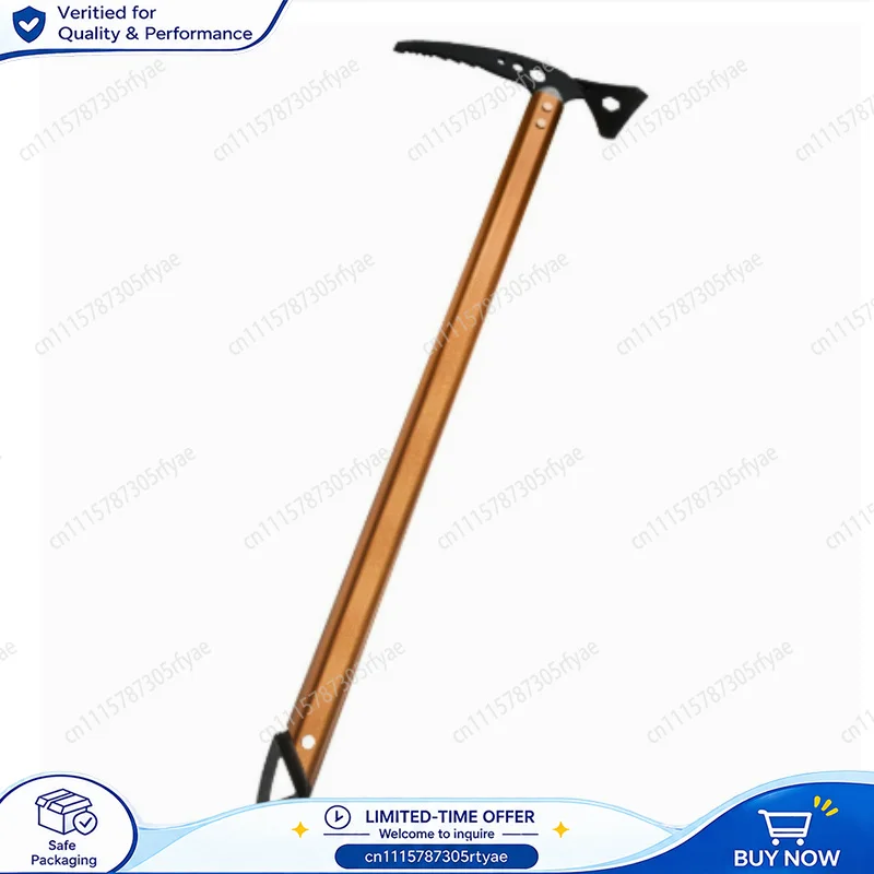 Aluminum Alloy Ice Axe Mountaineering Tool Ice Climbing Gear Snow Mountain Outdoor Climbing Hiking Equipment