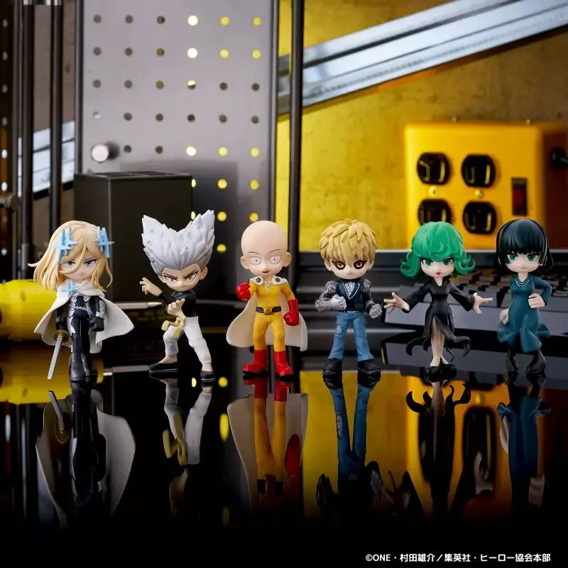 Figuras Miniatura Auténticas de Bushiroad PalVerse One Punch Man Estilo Q, Surtidas, en Stock, Coleccionables de Anime de Saitama y Genos para Exhibición