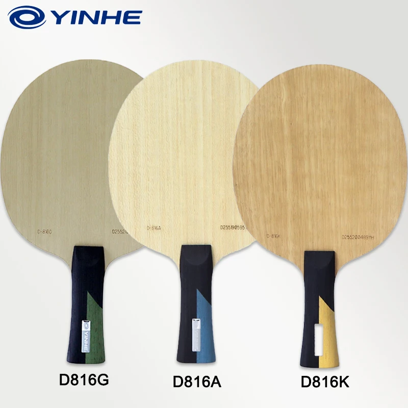 

Original YINHE Pure Wood Carbon Fiber Table Tennis Blade 7-Ply Yellow Blue Aromatic Carbon Ping Pong Paddle with Original Box
