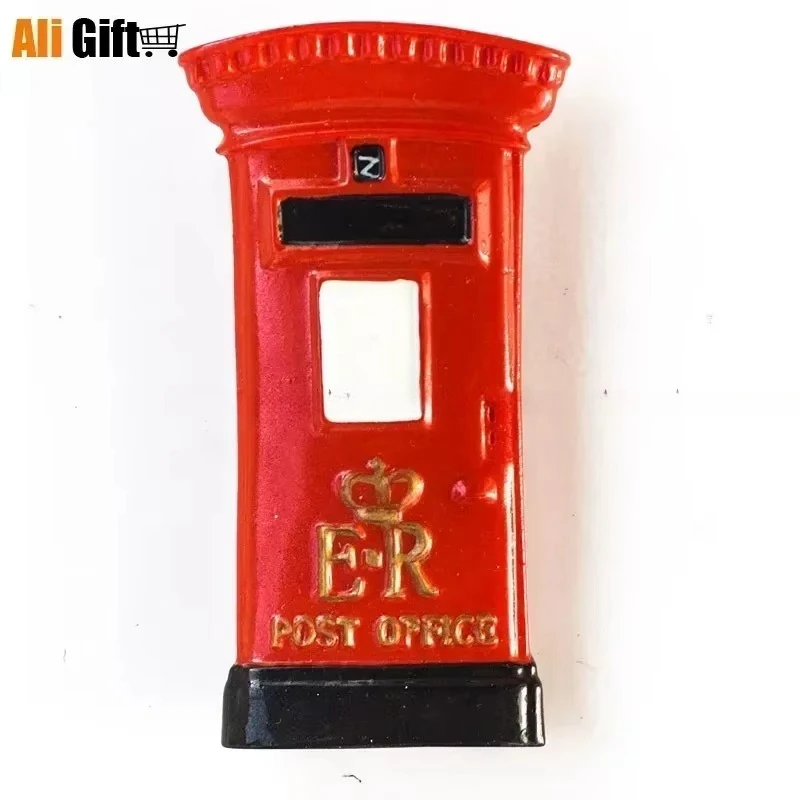 Cartoon British Travel Souvenirs Magnetic Refrigerator Stickers Resin Decoration Crafts Home Decoration Gift