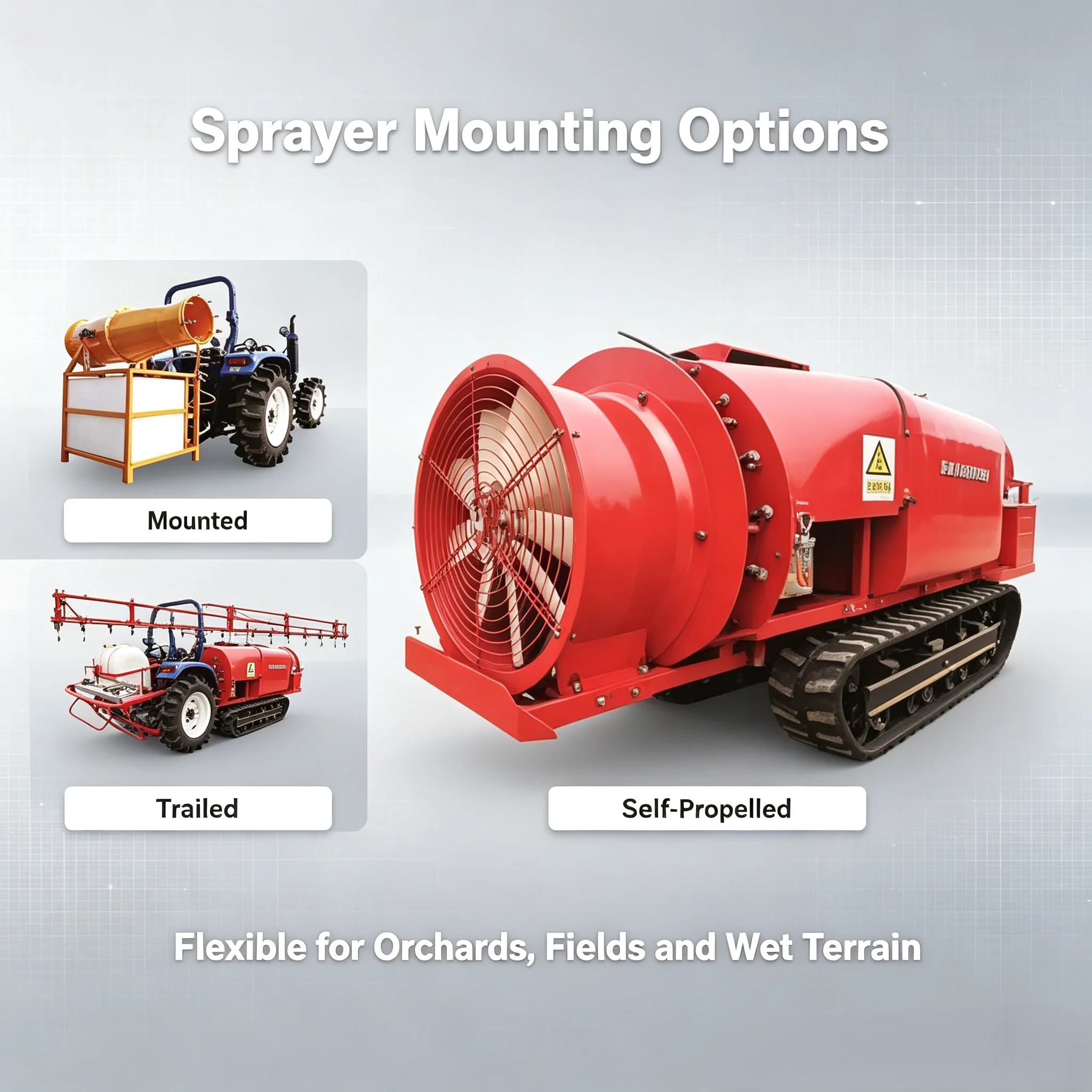 高品質300 650 1000Lスチール製トラクター搭載ブー - Orchard Sprayer Tractor のレビューと価格