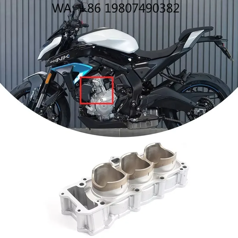 Motorcycle Engine Parts Cylinder Block Assembly For 675NK NK675 CF675 CF650‑11 Aftermarket Replacement Motor Accessory