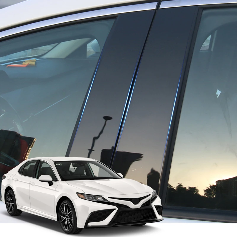 

Car Styling For Toyota Camry XV70 2018-2022 Car Window Pillar Trim Sticker Middle BC Column Sticker External Auto Accessories