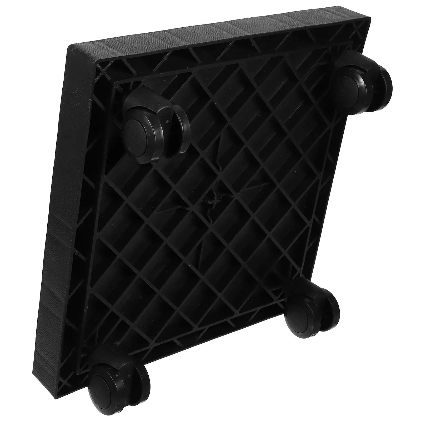

Square Flower Pot Tray Plant Stand with Wheels Planter Garden Plants Holder