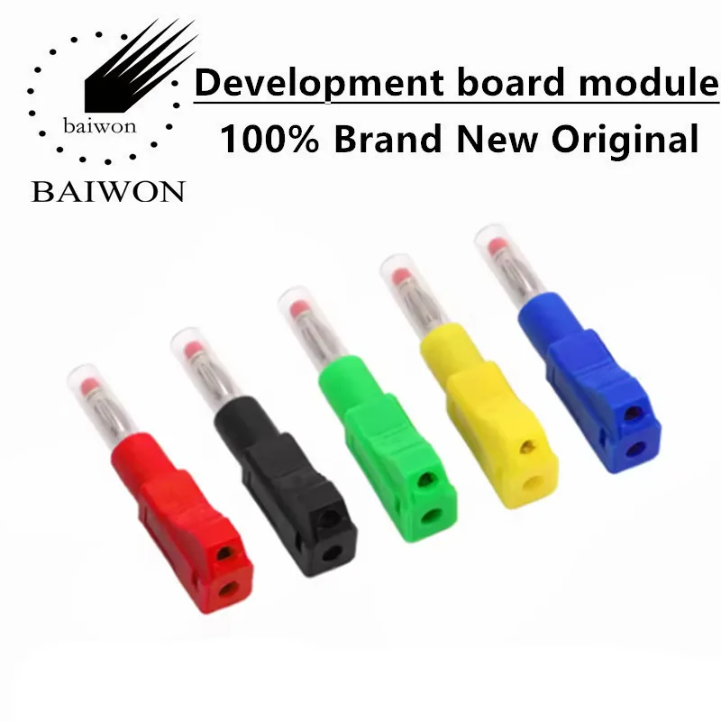 Высокоточный 32A полностью закрытый 4-миллиметровый штекер типа «банан» из чистой меди с пружинным телескопическим держателем оболочки, изоляция типа пистолета можно сложить Высокоточный 32A полностью закрытый 4-миллиметровый штекер типа «банан» из чистой меди с пружинным телескопическим держателем оболочки, изоляция типа пистолета можно сложить