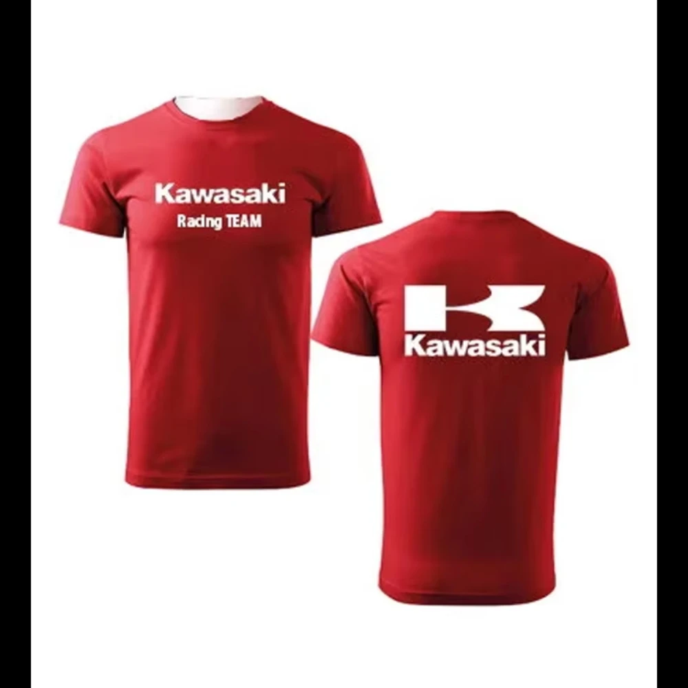 

Summer Men's Simple Casual Kawasaki Printed T-Shirt Round Neck Short Sleeves Breathable Quick-Drying Comfortable Sports Top 2025